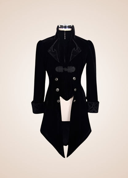 Men's Gothic Black Frock Coat UK