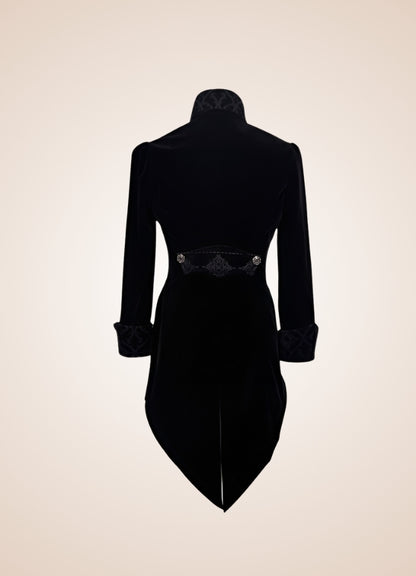 Men's Gothic Black Frock Coat UK
