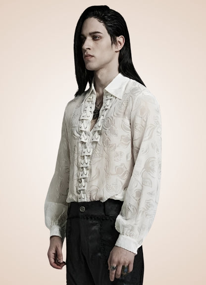 Men's Gothic Dress Shirt UK