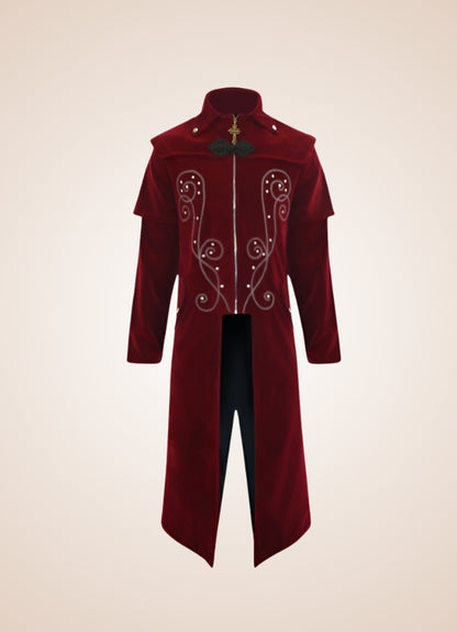 Men's Gothic Medieval Trench Coat UK