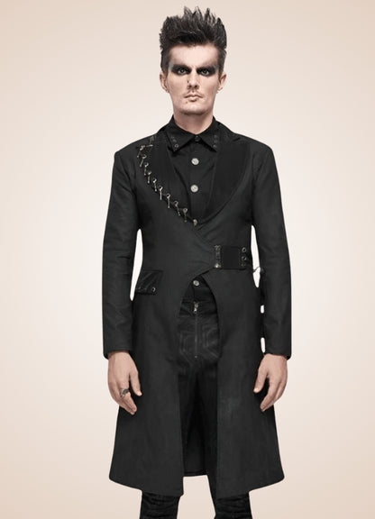 Men's Gothic Punk Frock Coat UK