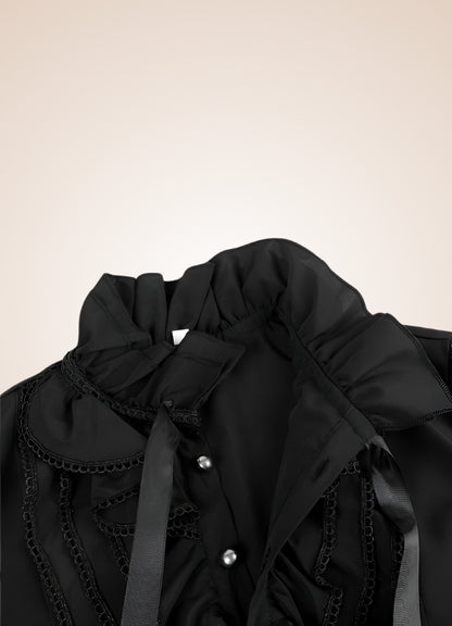 Men's Gothic Ruffled Shirt UK