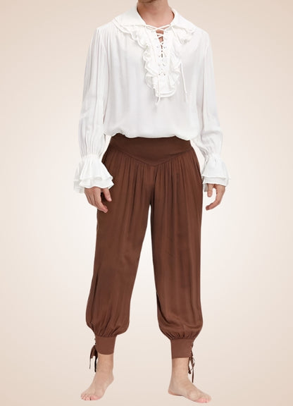 Men's Pirate Ruffles Shirt UK