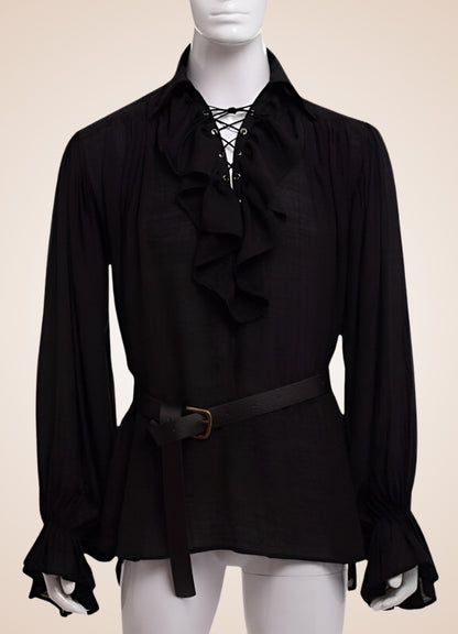 Men's Ruffled Pirate Shirt UK