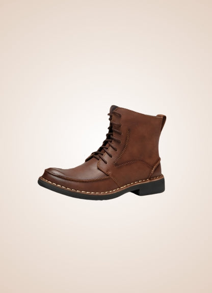 Men's Steampunk Leather Boots UK