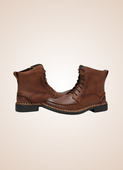 Men's Steampunk Leather Boots UK