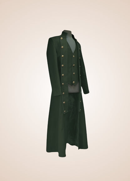 Men's Steampunk Long Coat UK