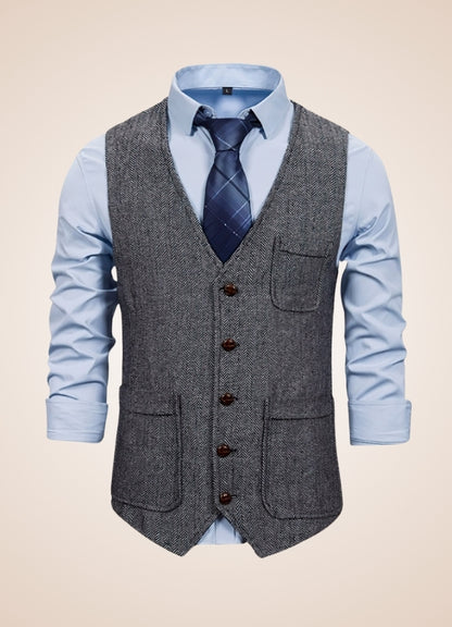 Men's Steampunk Pocket Vest UK