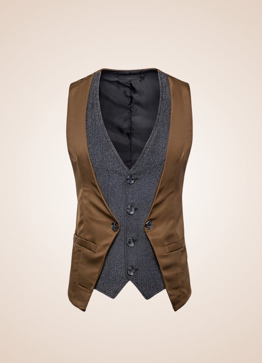 Men's Steampunk Vintage Vest UK