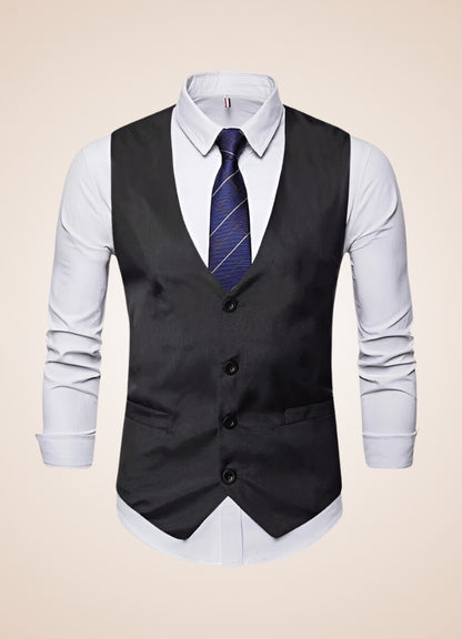 Men's Suit Vest With Chain UK