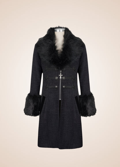 Men's Victorian Black Coat UK