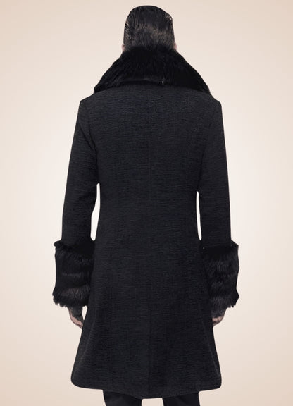 Men's Victorian Black Coat UK