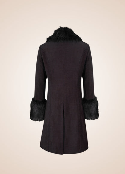 Men's Victorian Burgundy Coat UK