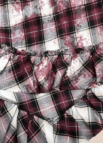 Plaid Retro Steampunk Dress UK
