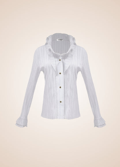 Pleated Steampunk Shirt UK