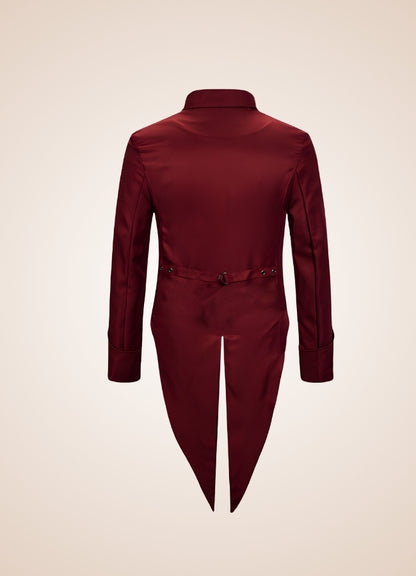 Red Steampunk Tailcoat UK
