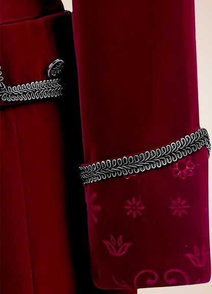 Red Steampunk Trench Coat UK