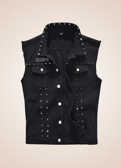 Rivet Jeans Punk Vest UK
