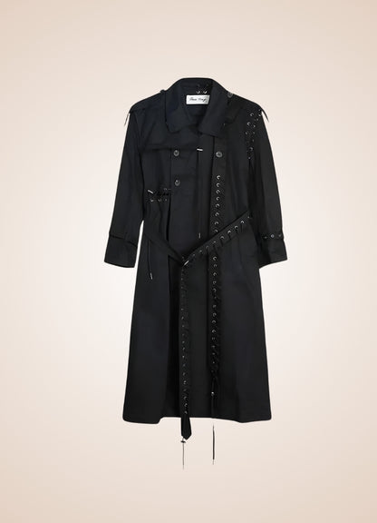 Sewed Steampunk Trench Coat UK