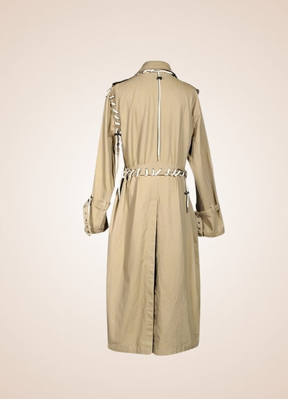 Sewed Steampunk Trench Coat UK