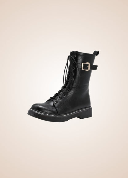 Single Buckle Steampunk Boots UK