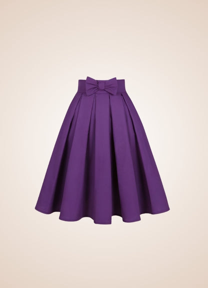 Solid Color Ribbon Mini Skirt UK
