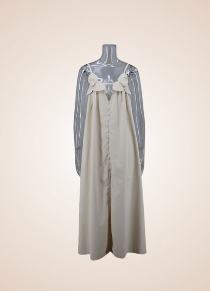 Steampunk Apricot Long Dress UK