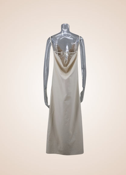 Steampunk Apricot Long Dress UK