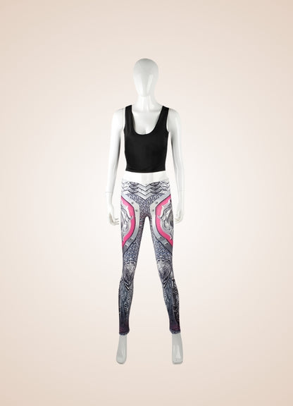 Steampunk Armor Print Legging UK