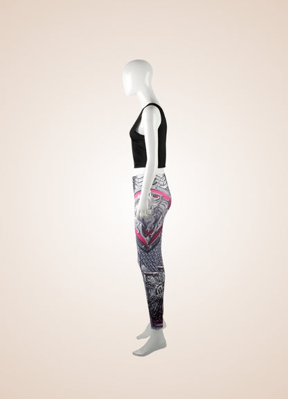 Steampunk Armor Print Legging UK