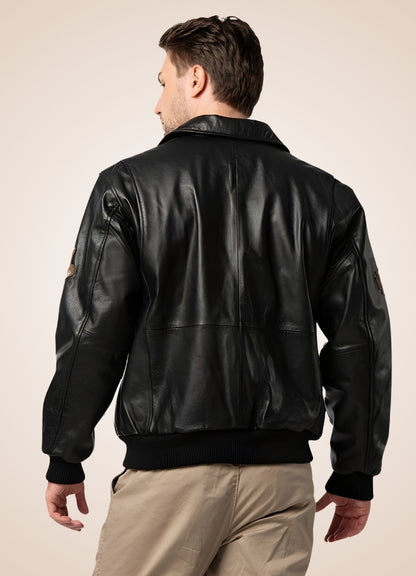 Steampunk Aviator Leather Jacket UK
