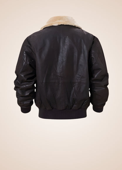 Steampunk Aviator Leather Jacket UK