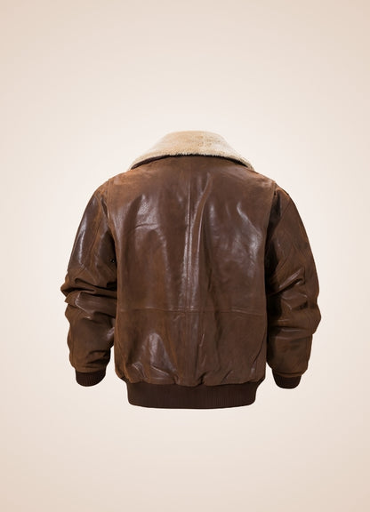Steampunk Aviator Leather Jacket UK