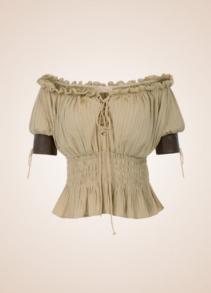 Steampunk Bare Shoulders Shirt UK