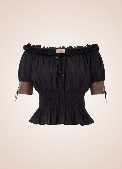 Steampunk Bare Shoulders Shirt UK