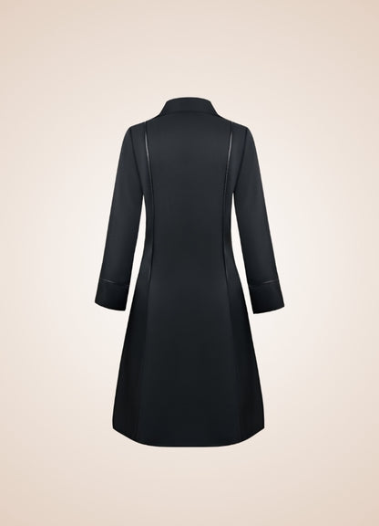 Steampunk Black Goth Women's Coat UK