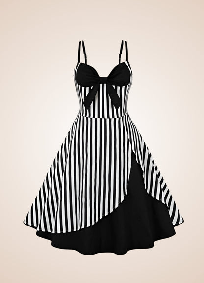 Steampunk Black White Dress UK