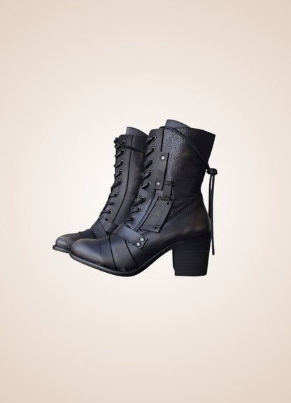 Steampunk British Lace Up Boots UK