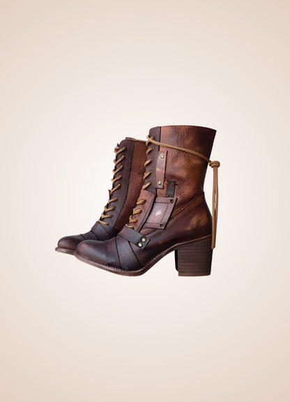 Steampunk British Lace Up Boots UK