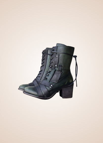 Steampunk British Lace Up Boots UK