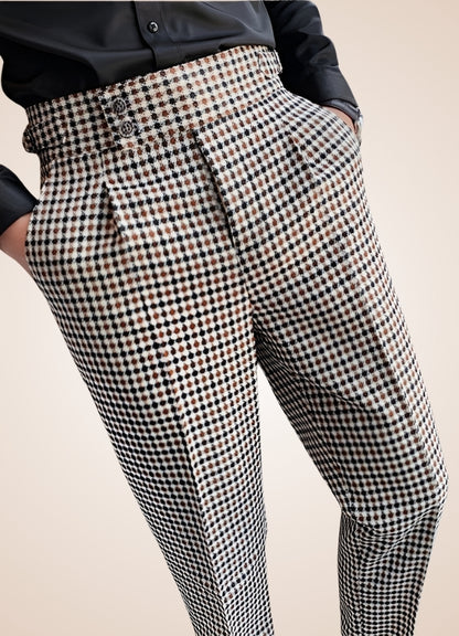 Steampunk British Style Plaid Pants UK