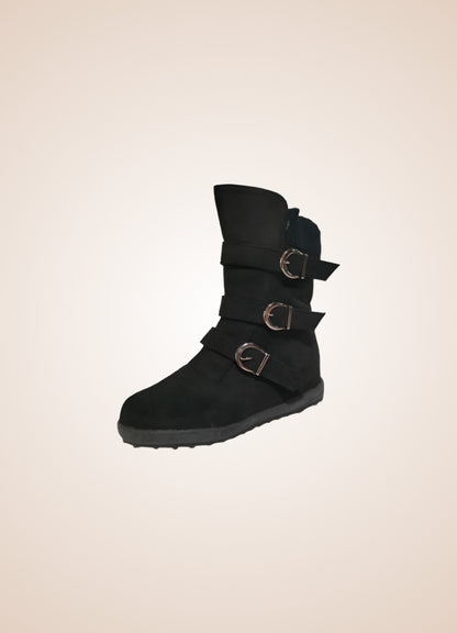 Steampunk Buckle Ankle Boots UK