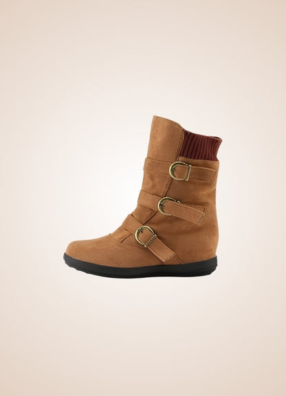 Steampunk Buckle Ankle Boots UK