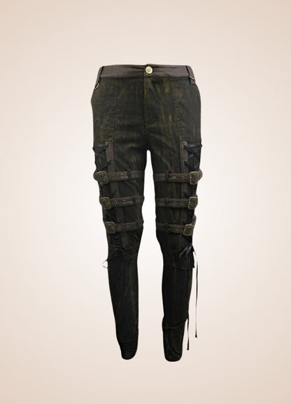 Steampunk Buckle Pants UK