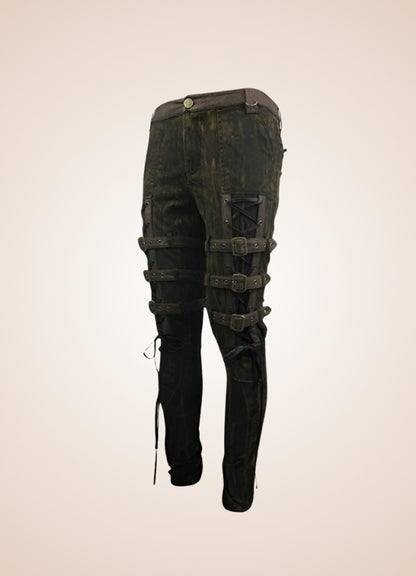 Steampunk Buckle Pants UK