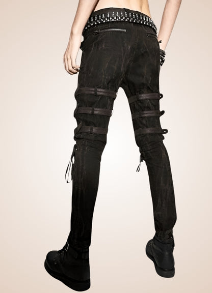 Steampunk Buckle Pants UK
