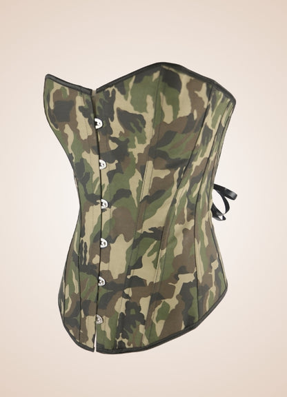 Steampunk Camouflage Corset UK