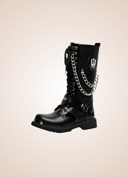 Steampunk Chain Boots UK
