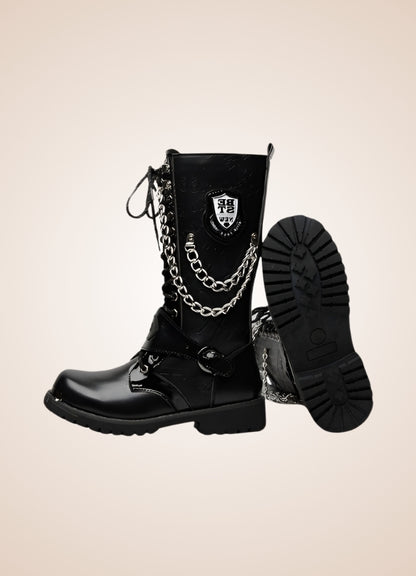 Steampunk Chain Boots UK
