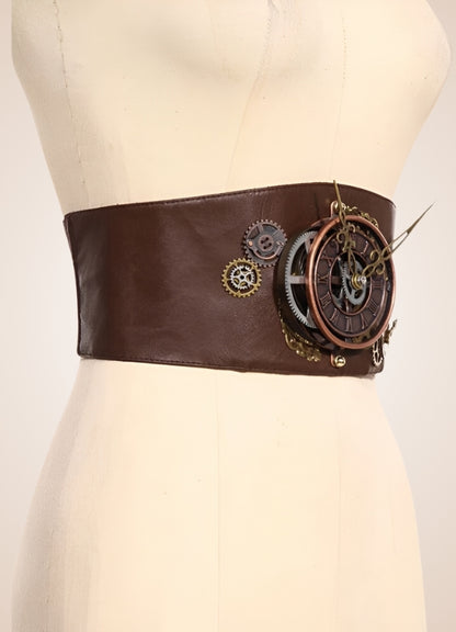 Steampunk Clock Corset Belt UK